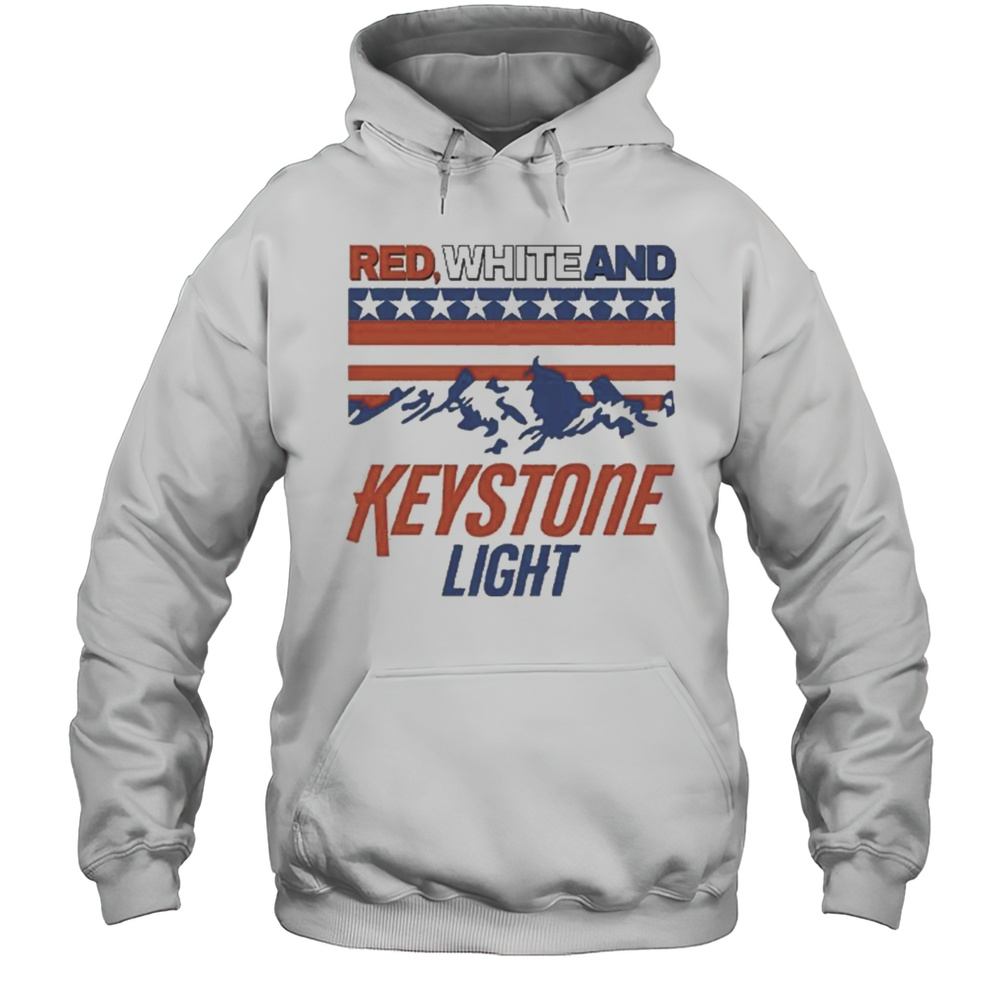 Red White And Keystone Light 4th Of July Shirt Unisex Hoodie