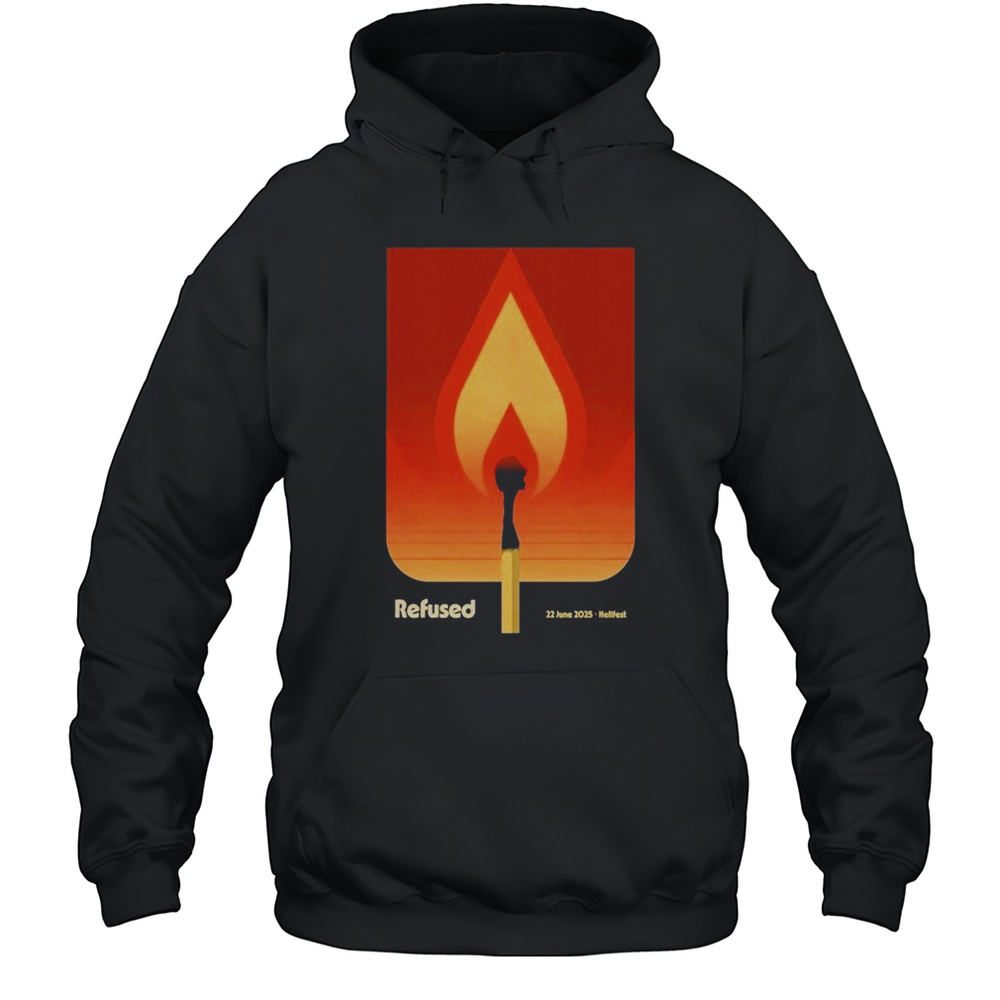 Refused 22 June 2025 Clisson France T-shirt Unisex Hoodie