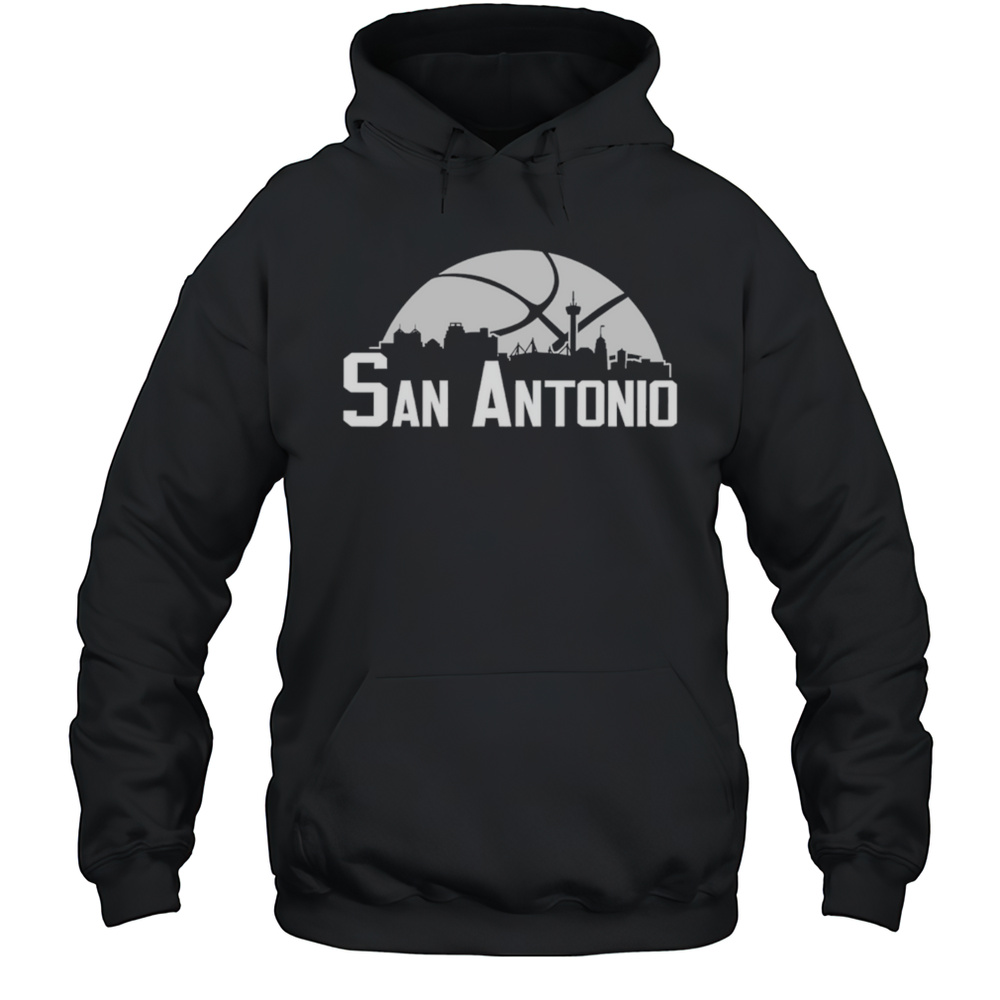 San Antonio Spurs Cityscape Skyline Style 2025 Shirt Unisex Hoodie