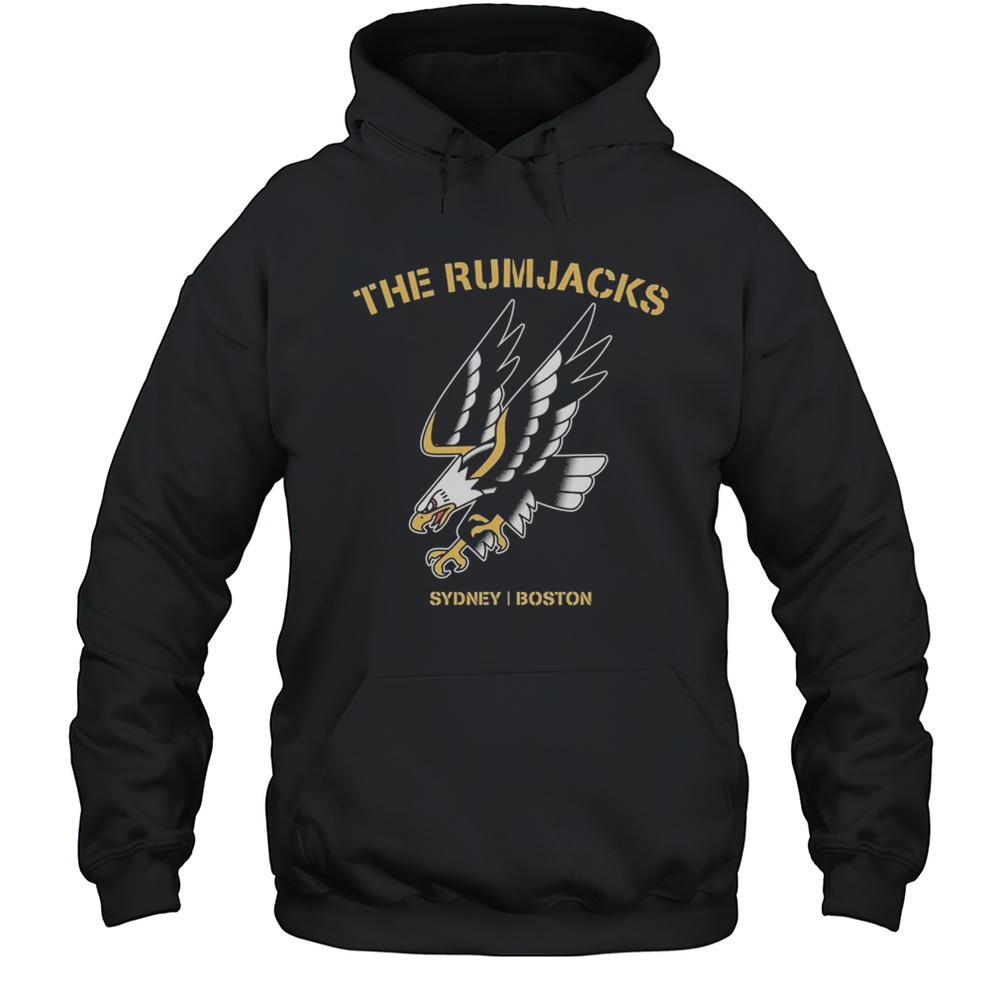 The Rumjacks Sydney Boston Eagle T-shirt Unisex Hoodie