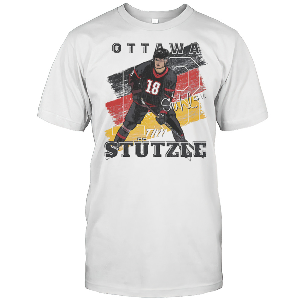 Tim Stutzle Ottawa Germany Flag Shirt
