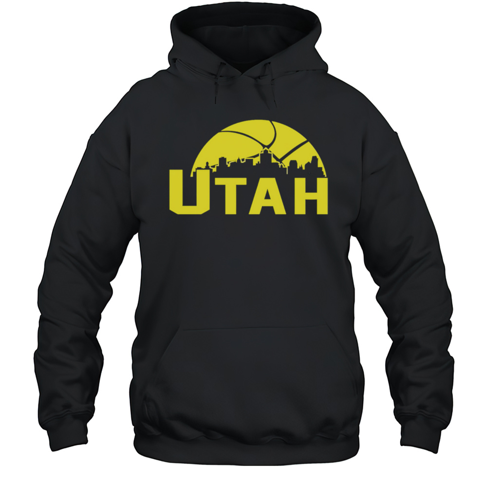 Utah Jazz Cityscape Skyline Style 2025 Shirt Unisex Hoodie