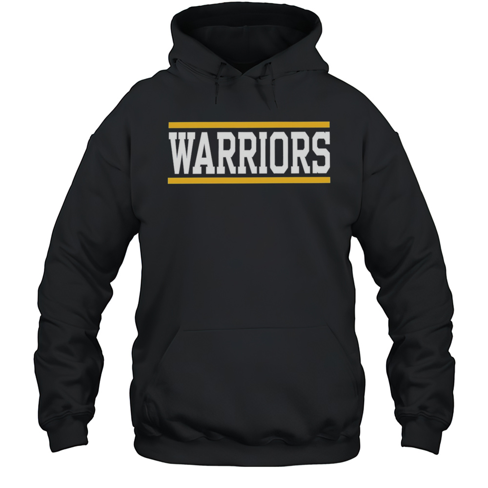 Warriors Horizontal Lines Shirt Unisex Hoodie