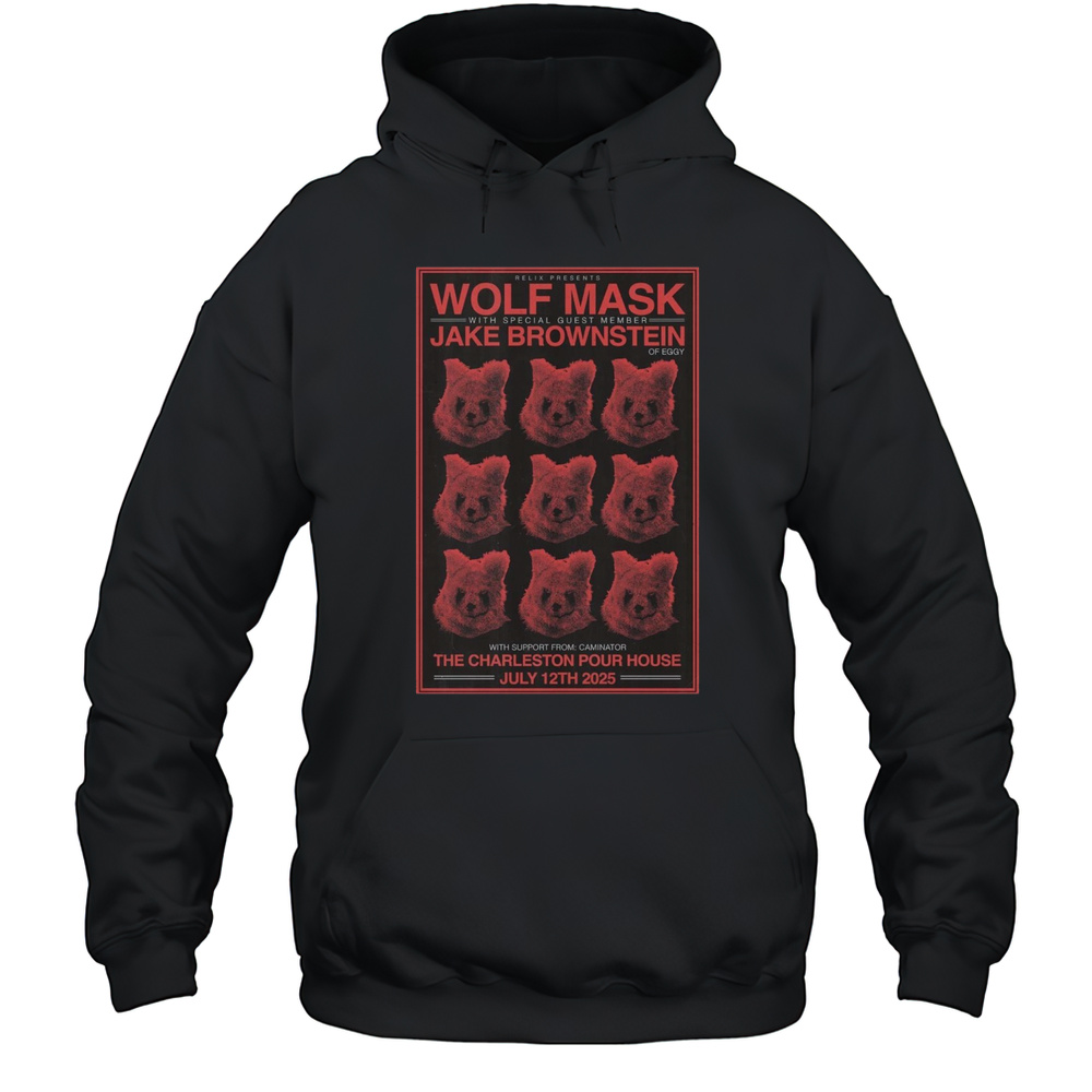 Wolf Mask Charleston SC 7-12-2025 Poster T-Shirt Unisex Hoodie