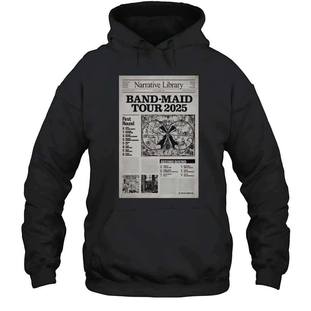 Band Maid Tour 2025 Poster T-Shirt Unisex Hoodie