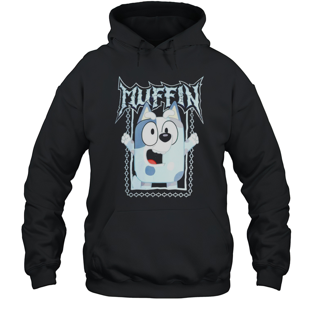 Bluey Muffin Metal Shirt Unisex Hoodie