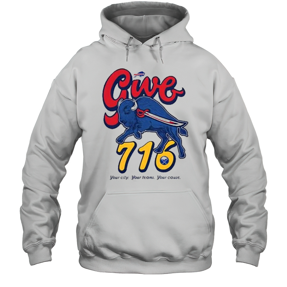 Buffalo Bills X Buffalo Sabres Give 716 T-Shirt Unisex Hoodie