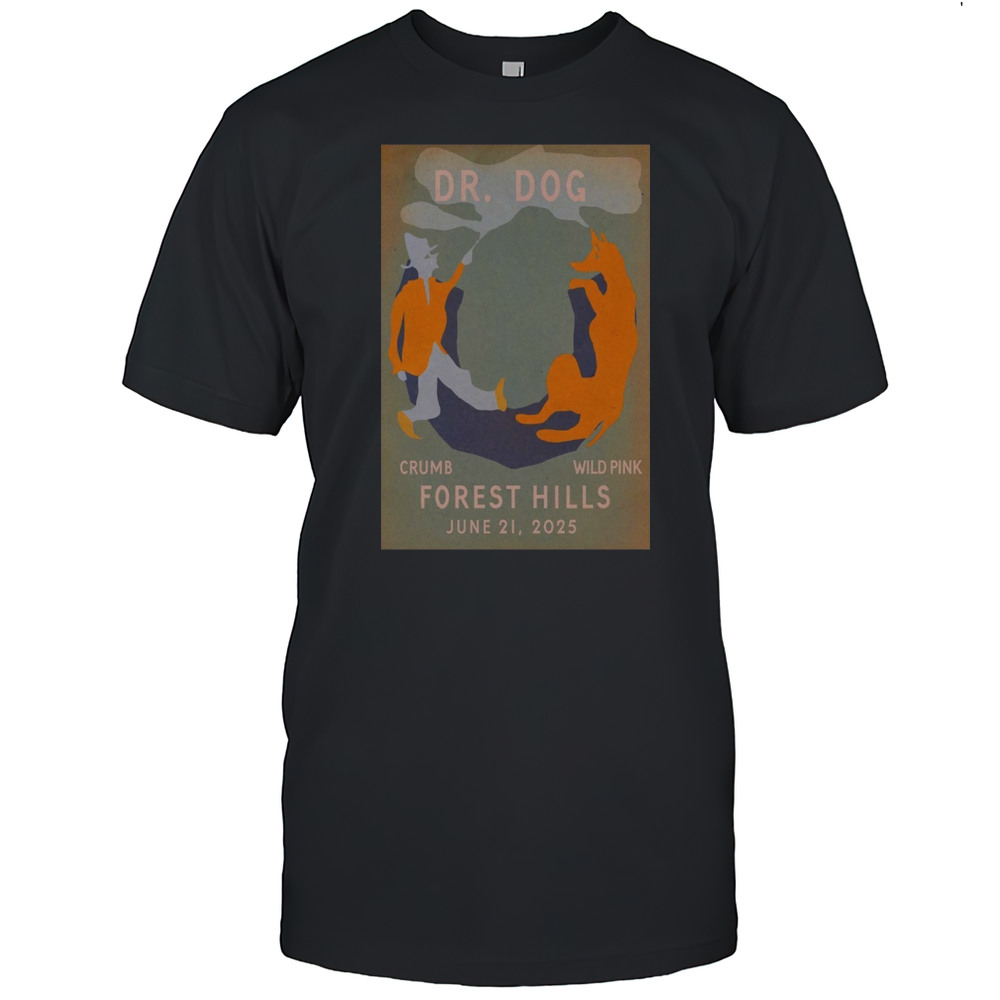 DR. Dog June 21 2025 Forest Hills Stadium In Forest Hills NY Poster T-Shirt