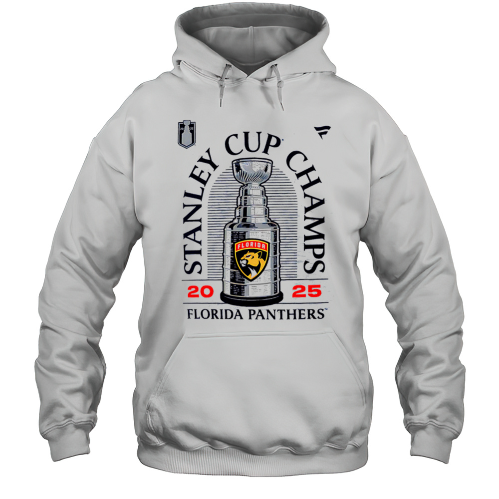 Florida Panthers Fanatics 2025 Stanley Cup Champions Locker Room Shirt Unisex Hoodie