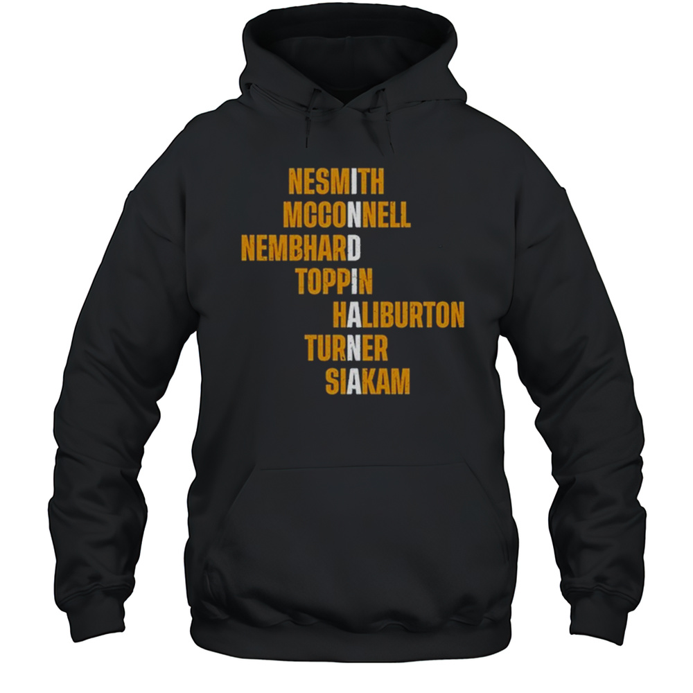 Nesmith Mcconnell Nembhard Toppin Haliburton Turner Siakam T-Shirt Unisex Hoodie