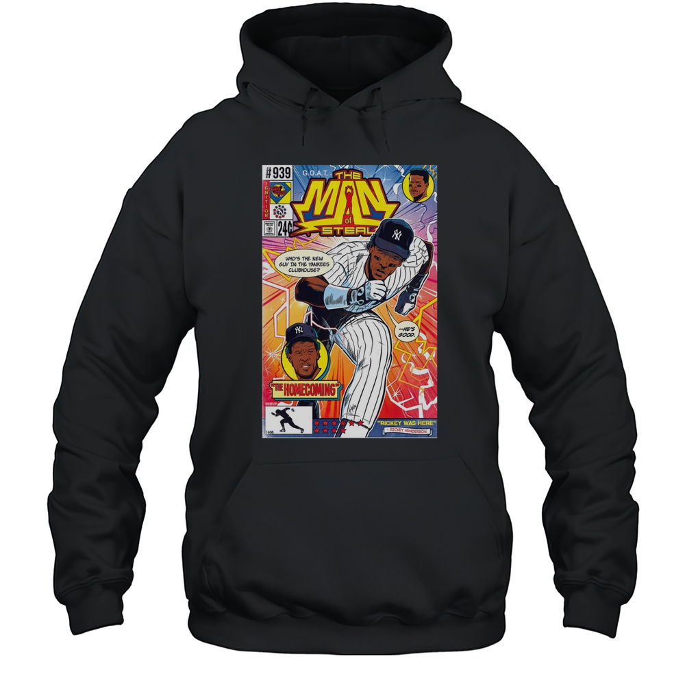 Rickey Henderson Poster 2025 The Man Of Steal Pop Fly T-Shirt Unisex Hoodie