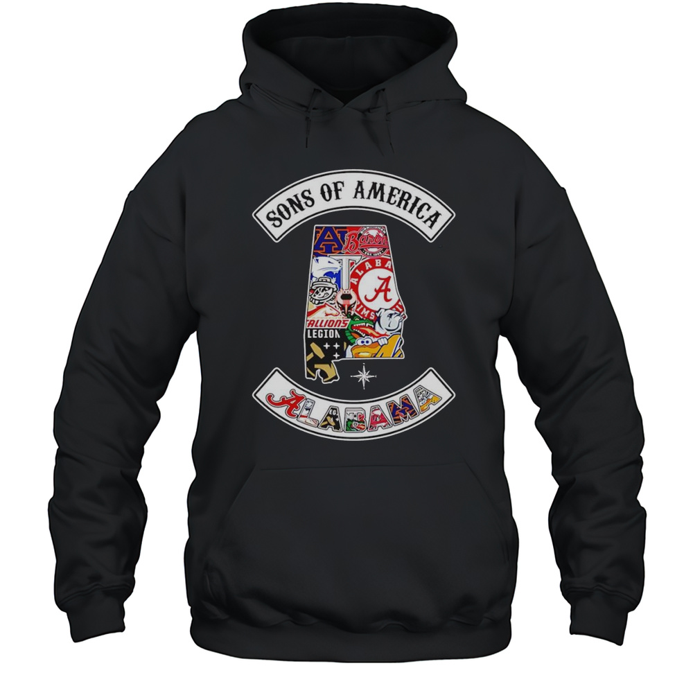 Sons Of America Alabama Sports Shirt Unisex Hoodie