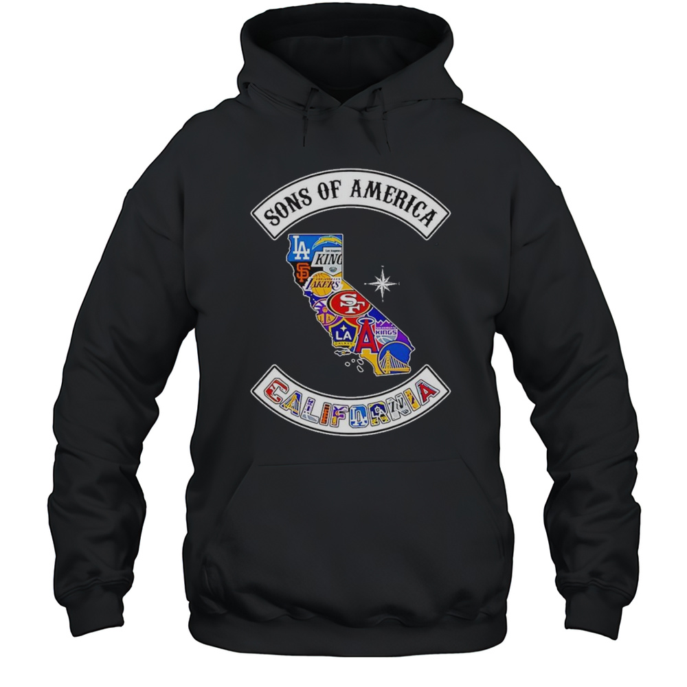 Sons Of America California Sports Shirt Unisex Hoodie