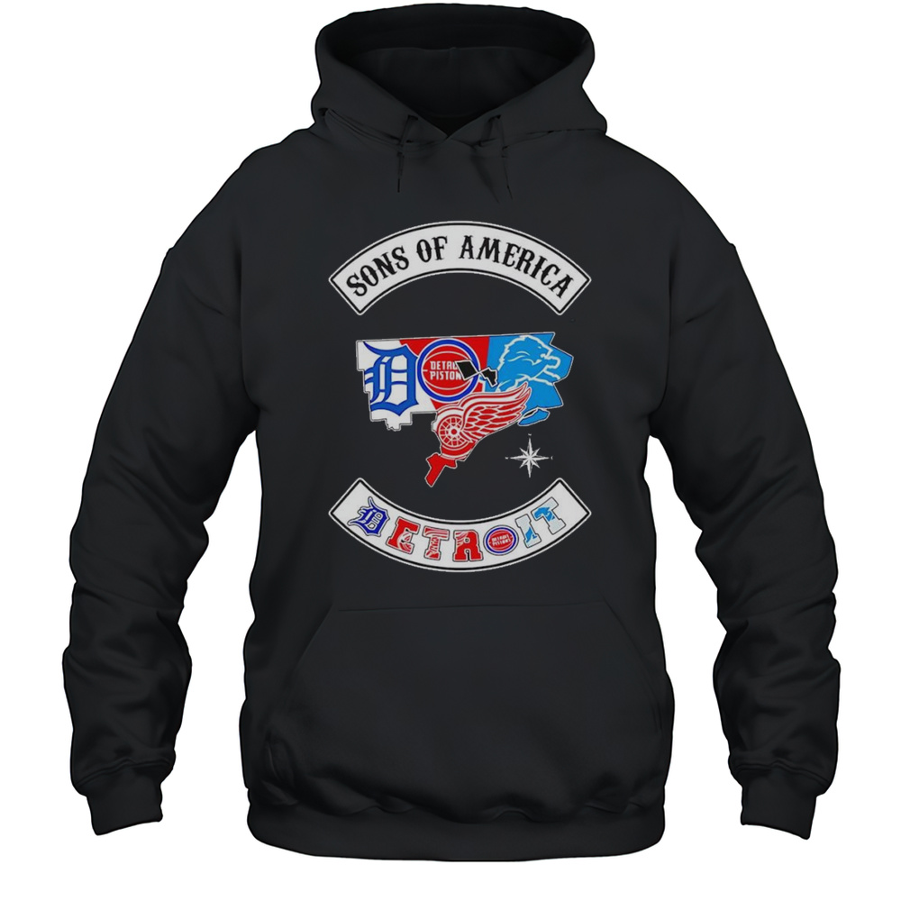 Sons Of America Detroit Sports Shirt Unisex Hoodie
