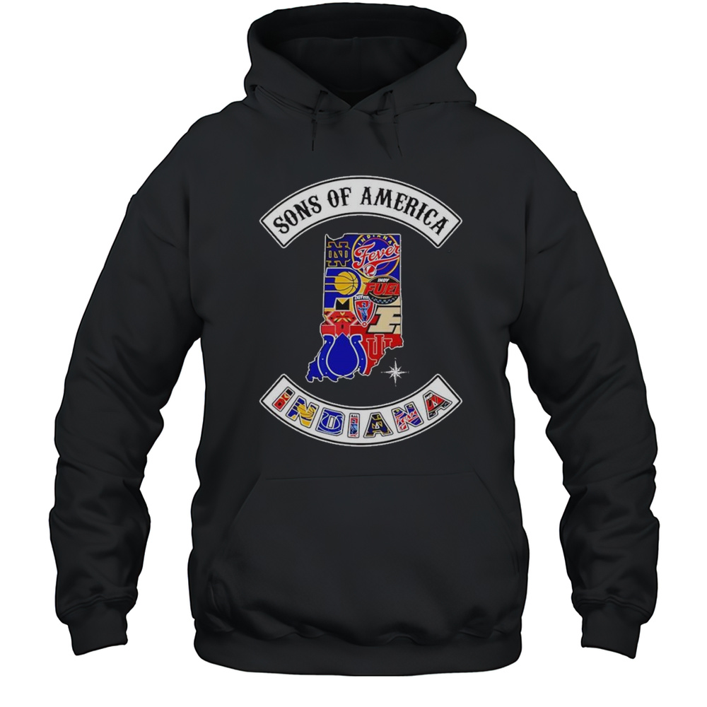 Sons Of America Indiana Sports Shirt Unisex Hoodie