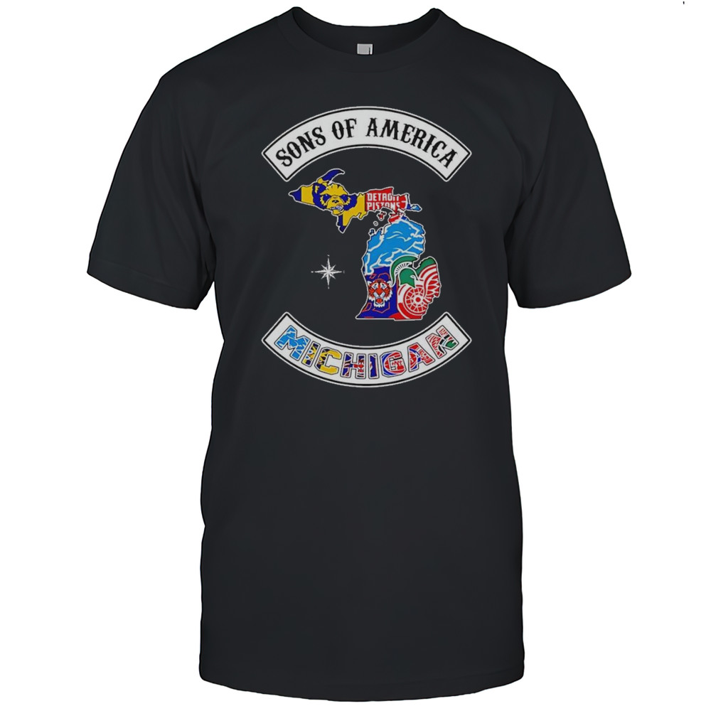 Sons Of America Michigan Sports Shirt