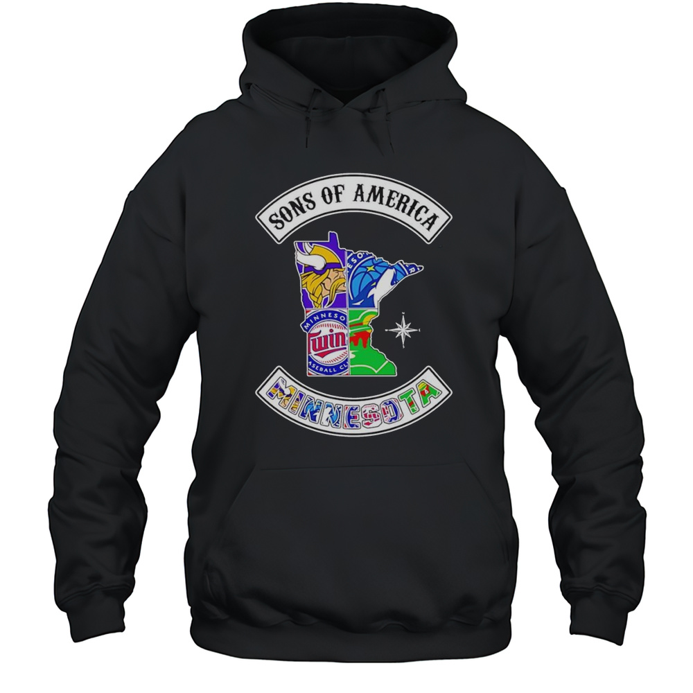 Sons Of America Minnesota Sports Shirt Unisex Hoodie