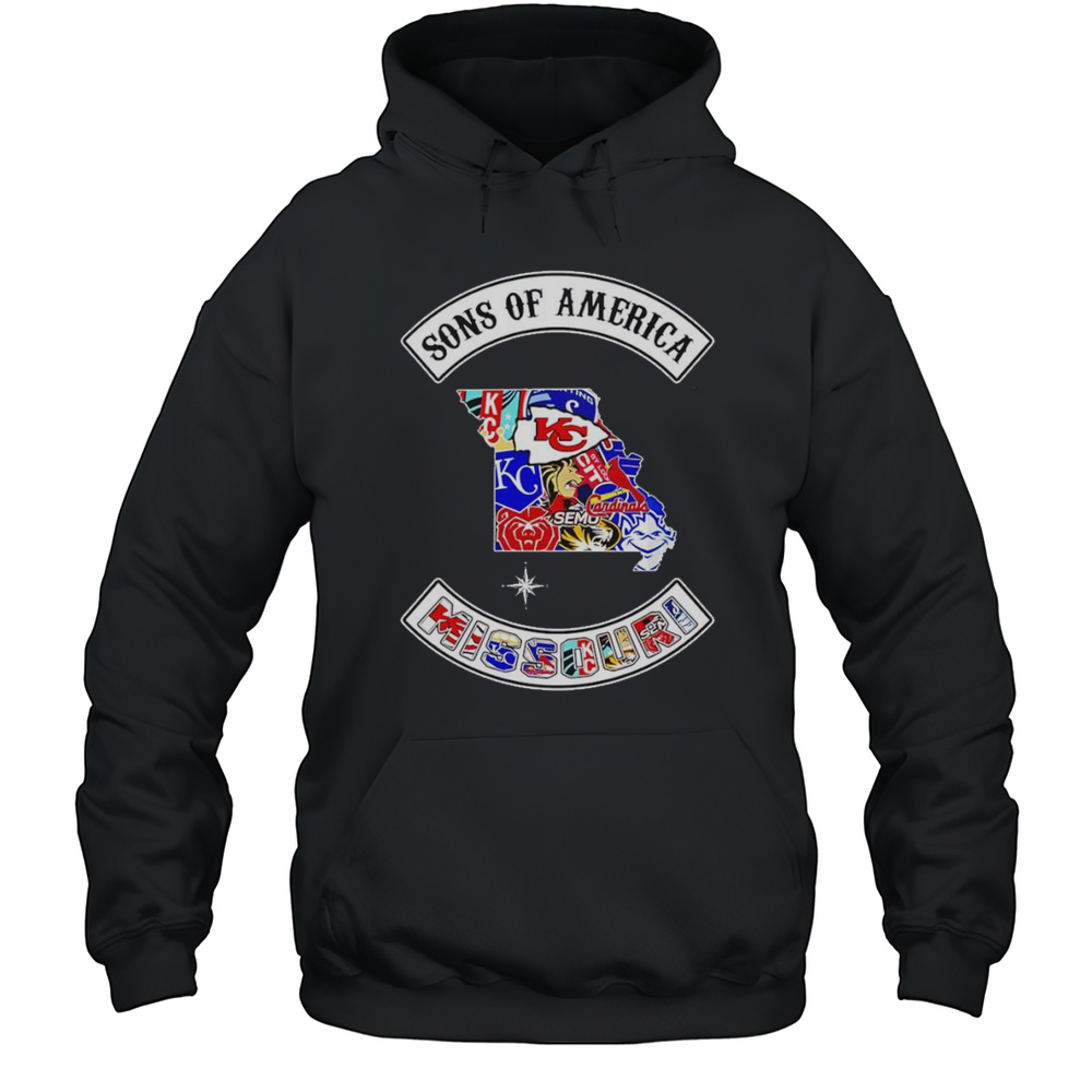 Sons Of America Missouri Sports Shirt Unisex Hoodie