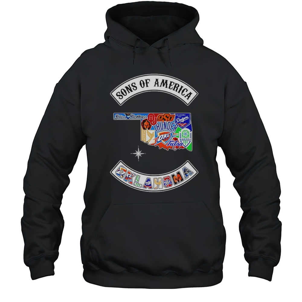 Sons Of America Oklahoma Sports Shirt Unisex Hoodie