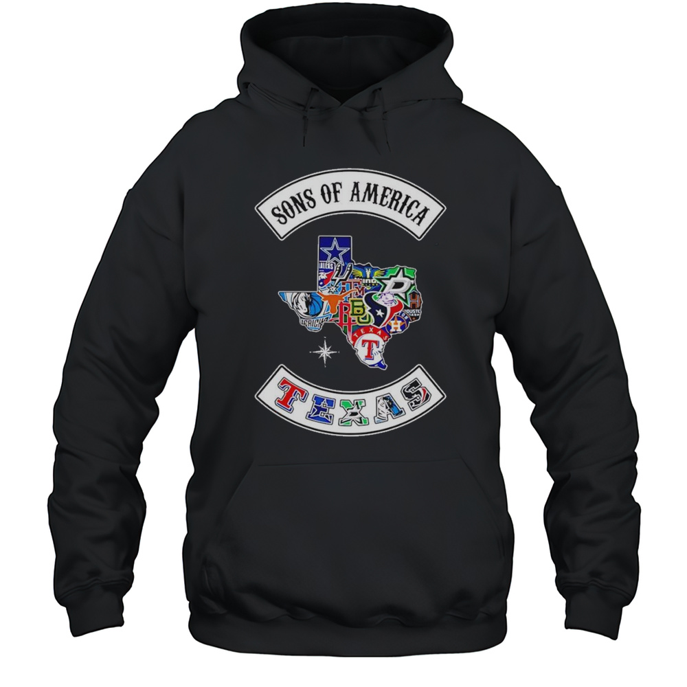 Sons Of America Texas Sports Shirt Unisex Hoodie