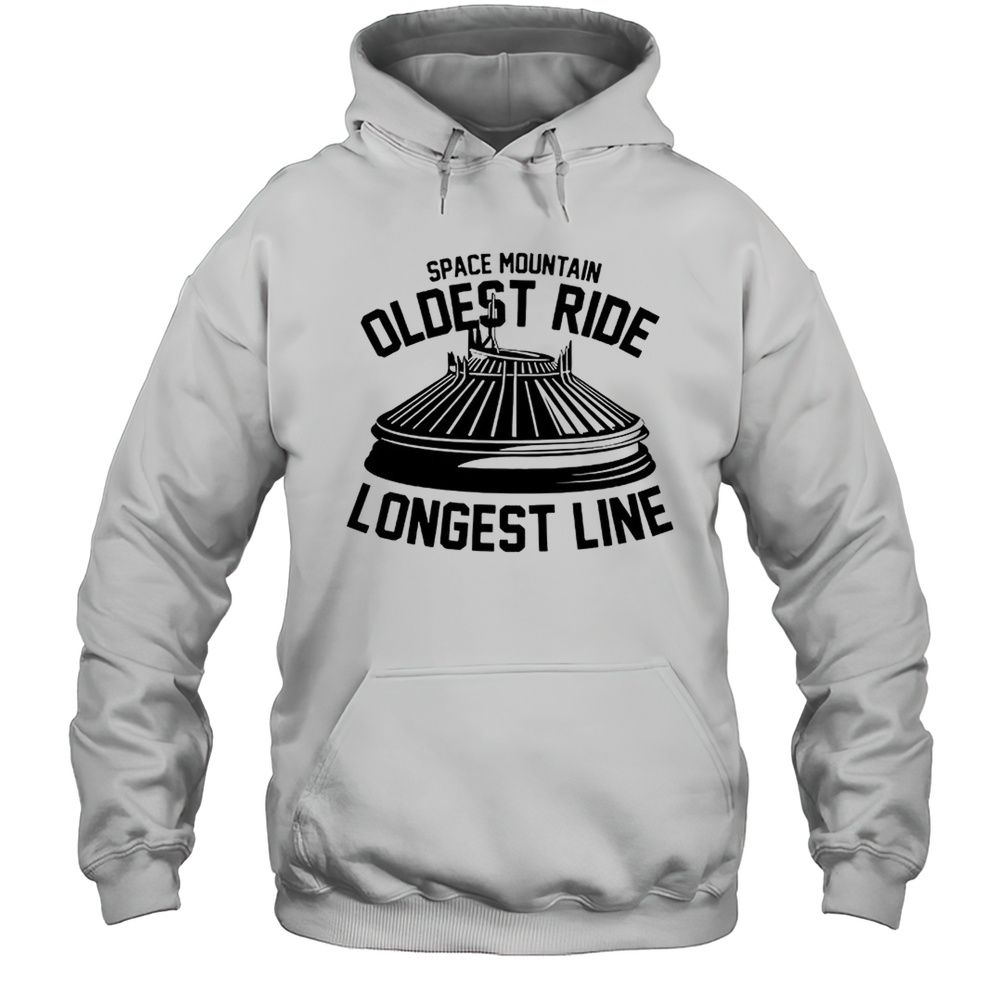 Space Mountain Oldest Ride Longest Line Shirt Unisex Hoodie