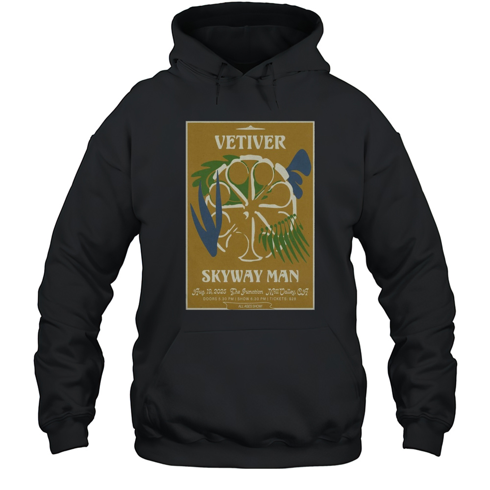 Vetiver At The Junction Beer Garden On Aug 19 2025 Poster T-Shirt Unisex Hoodie