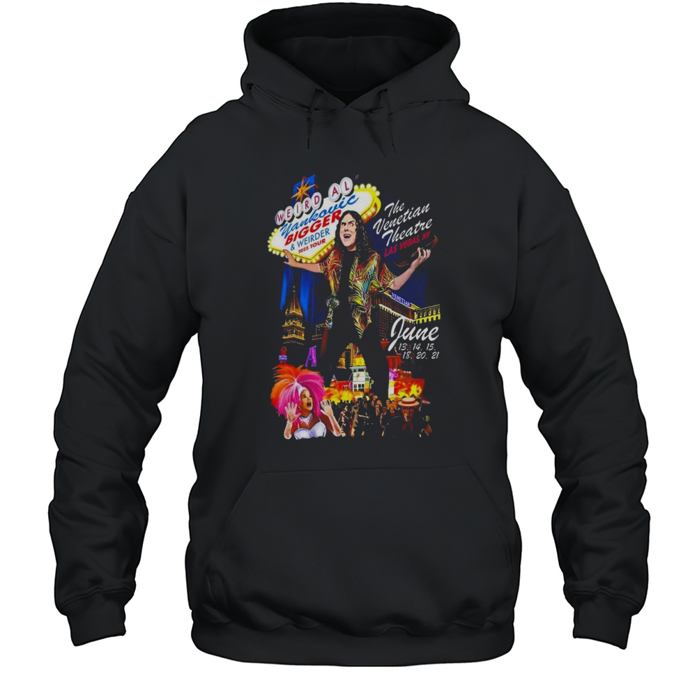 Weird Al Yankovic June 13-21 2025 Las Vegas T-Shirt Unisex Hoodie