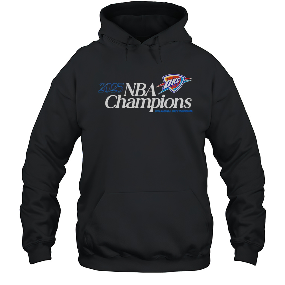 2025 NBA Champions Oklahoma City Thunder Shirt Unisex Hoodie