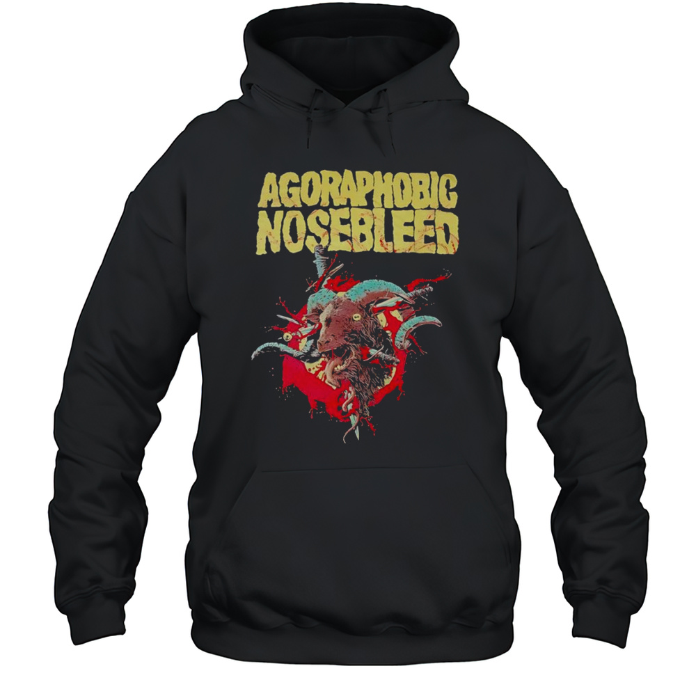 Agoraphobic Nosebleed Ram Shirt Unisex Hoodie