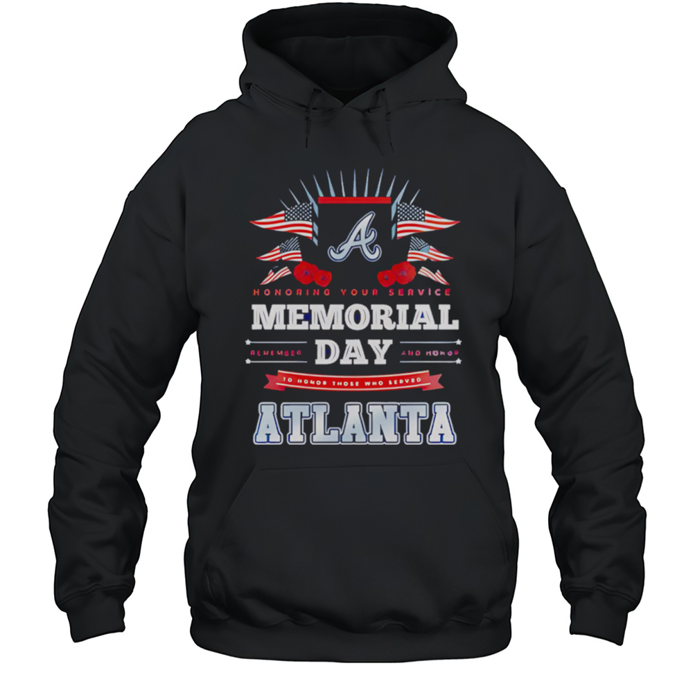 Atlanta Braves MLB X Memorial Day Baseball Shirt Unisex Hoodie