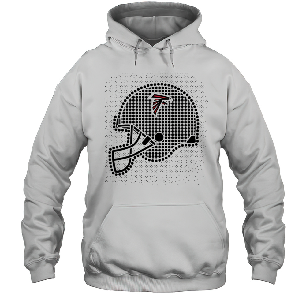 Atlanta Falcons Polka Dots Helmet Shirt Unisex Hoodie