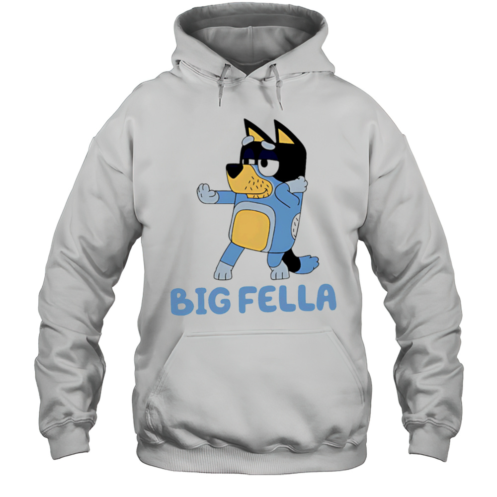 Big Fella Blue Dog Cute Shirt Unisex Hoodie