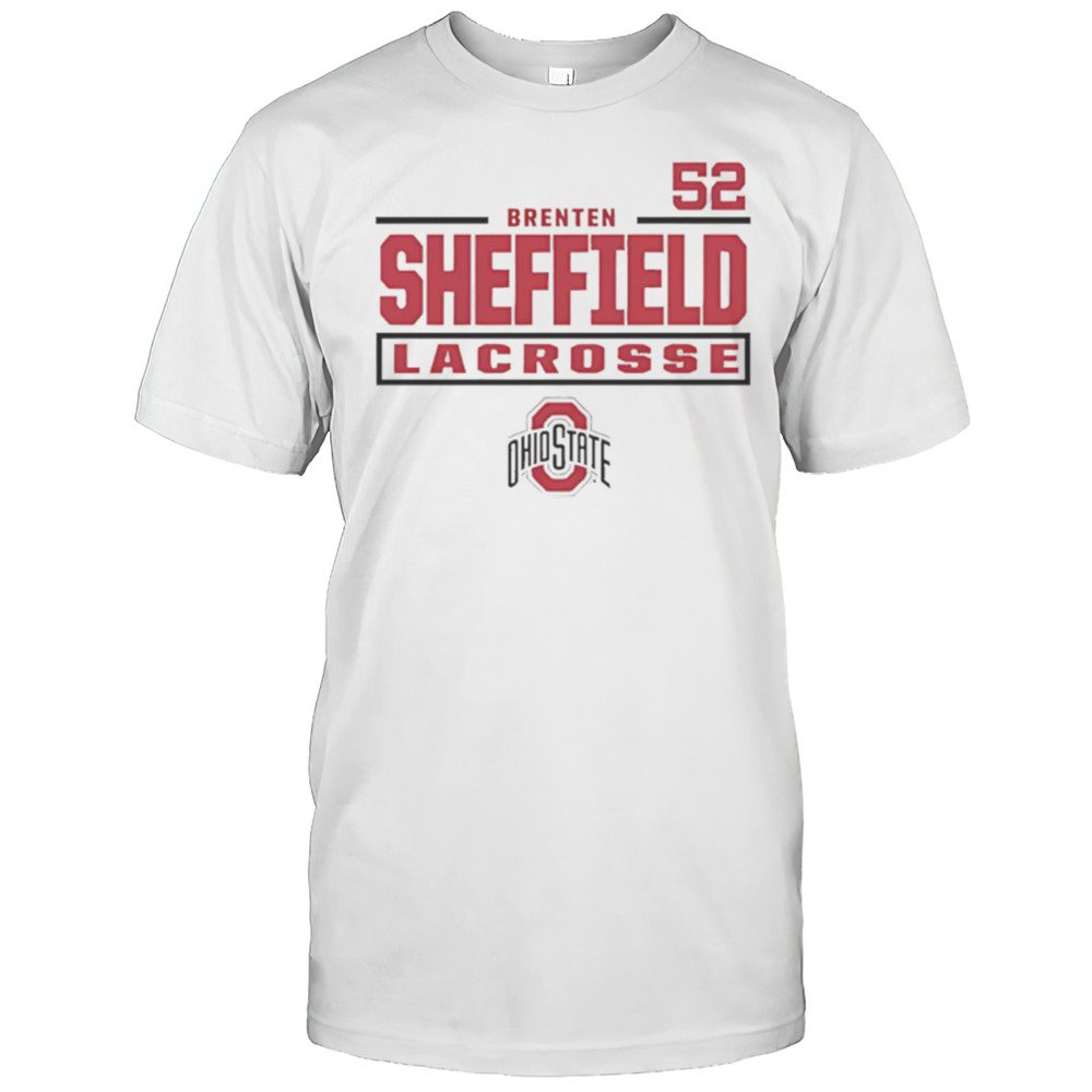 Brenten Sheffield Ohio State Buckeyes Lacrosse 52 Shirt