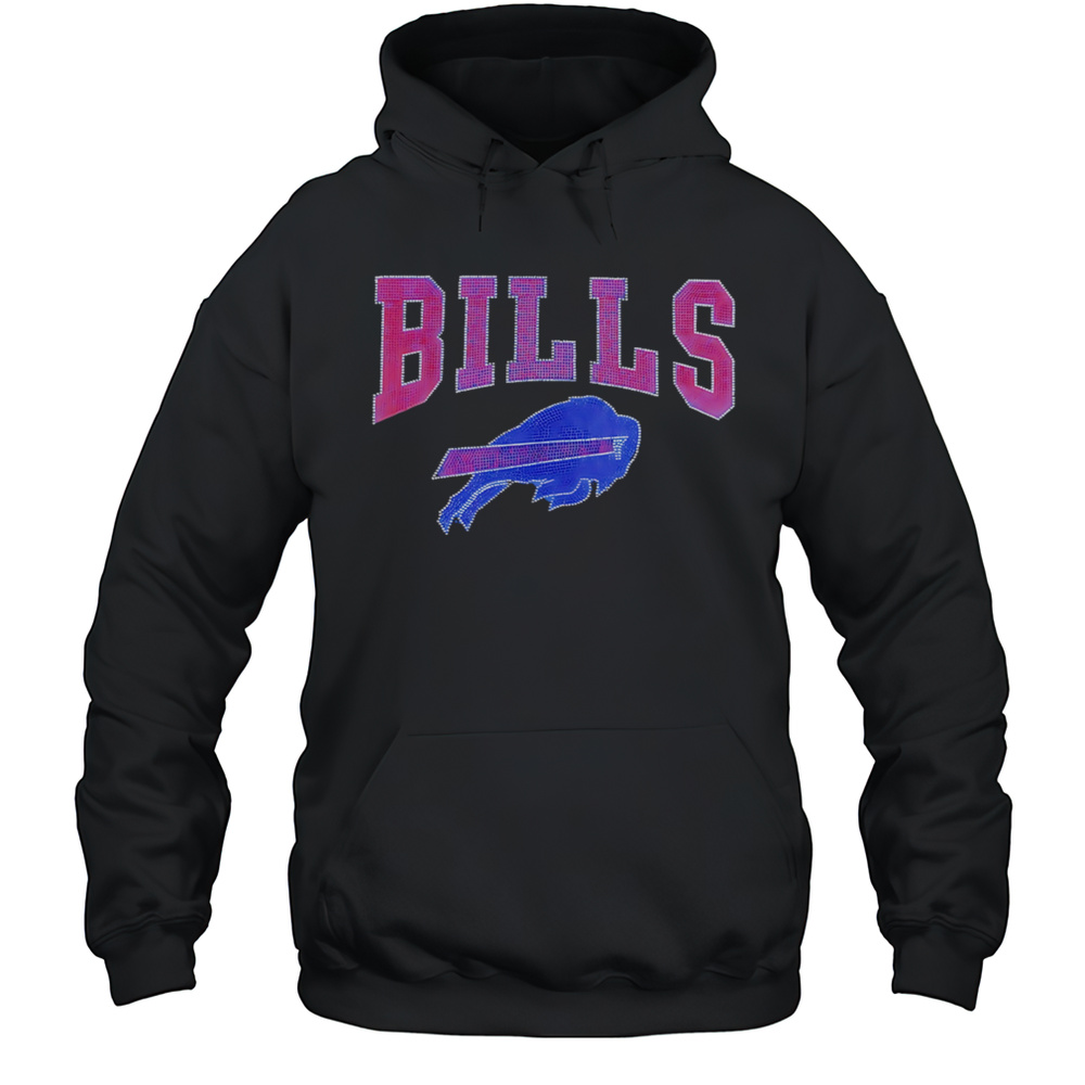 Buffalo Bills Rhinestone Logo Shirt Unisex Hoodie