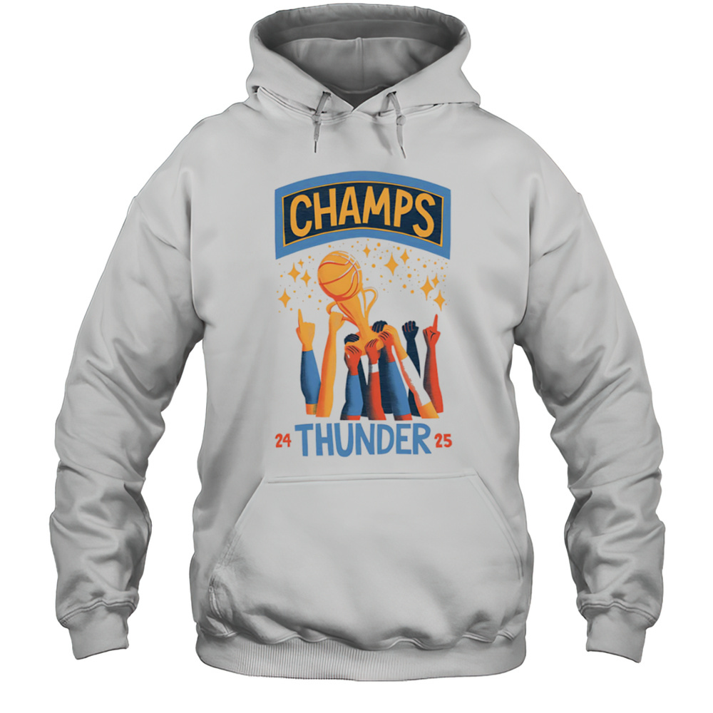 Champs Thunder 24-25 Celebration Shirt Unisex Hoodie