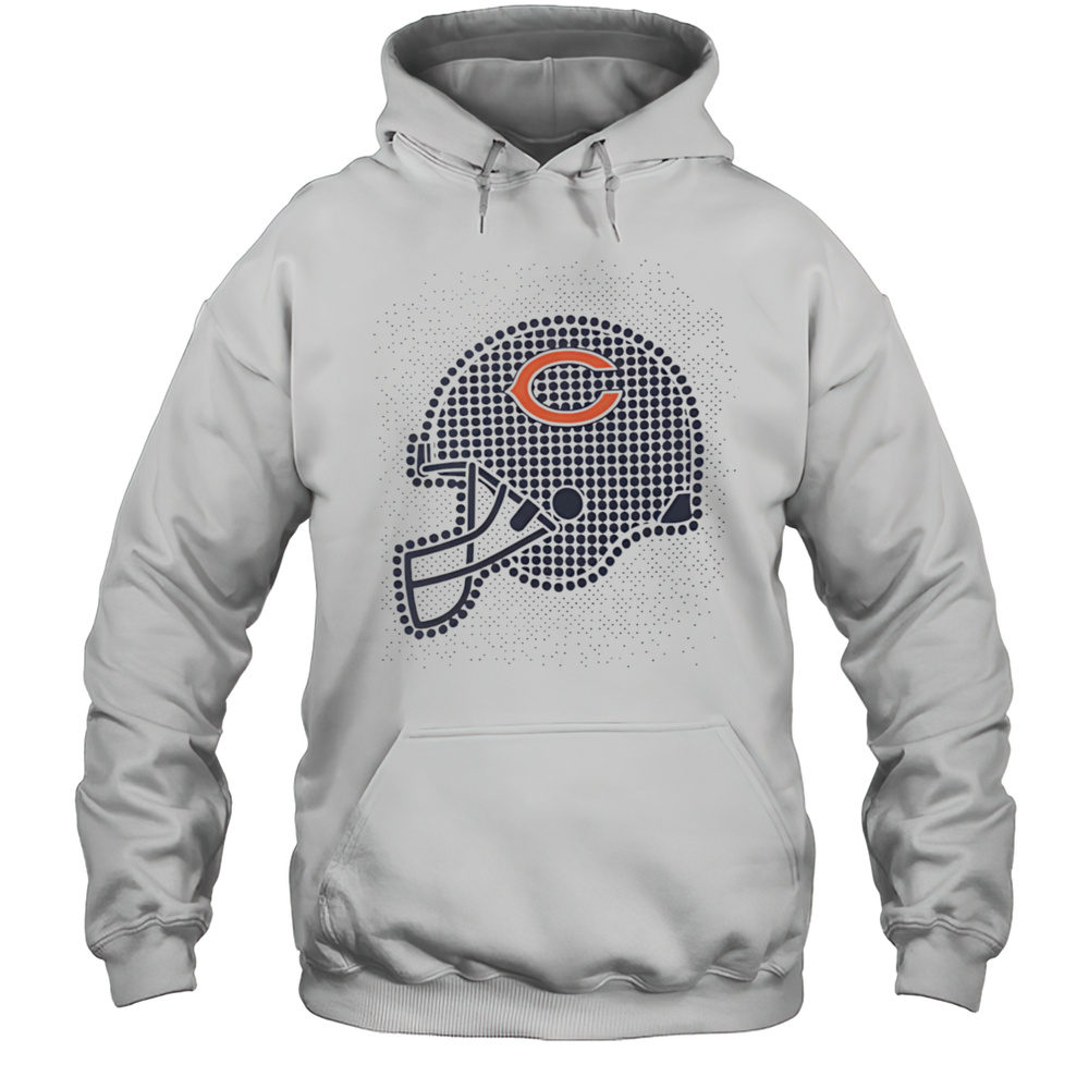 Chicago Bears Polka Dots Helmet Shirt Unisex Hoodie