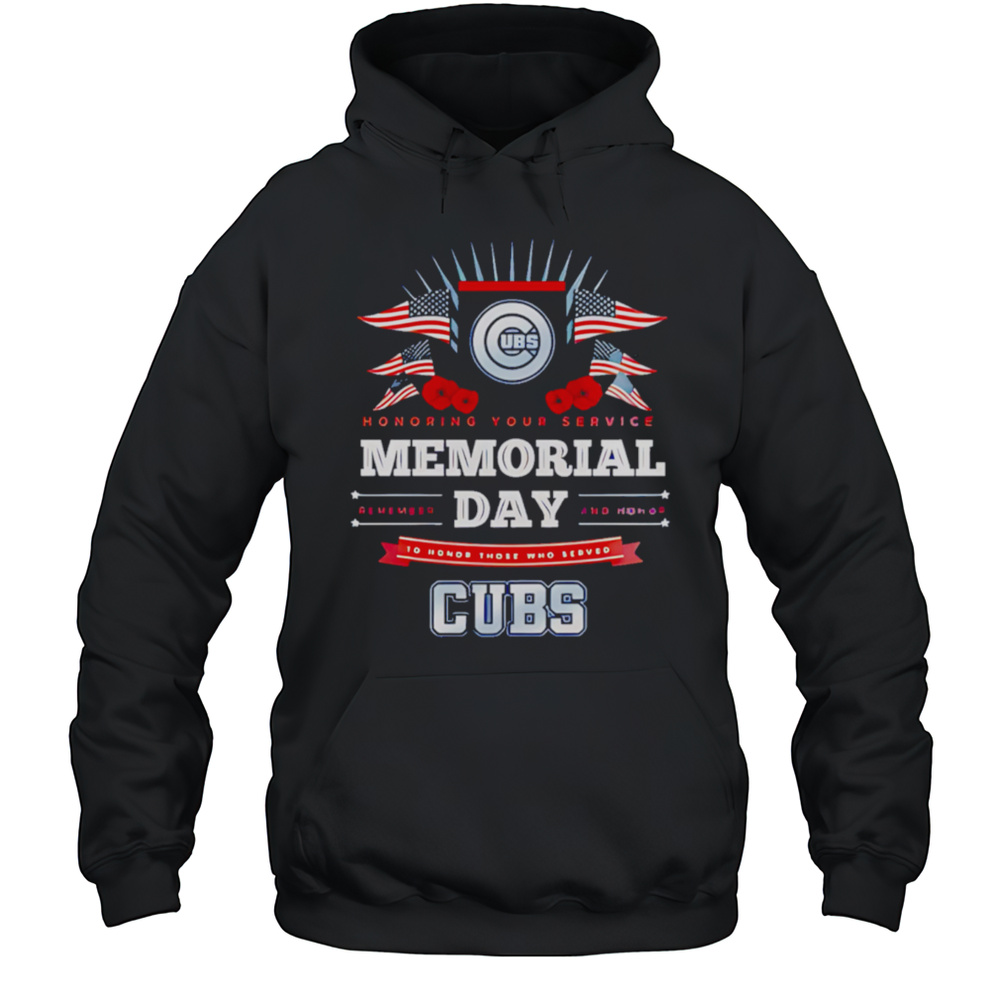 Chicago Cubs MLB X Memorial Day Baseball Shirt Unisex Hoodie