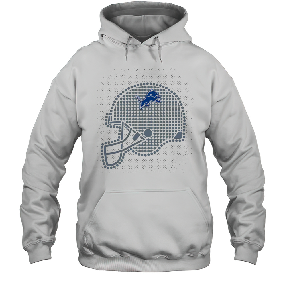 Detroit Lions Polka Dots Helmet Shirt Unisex Hoodie