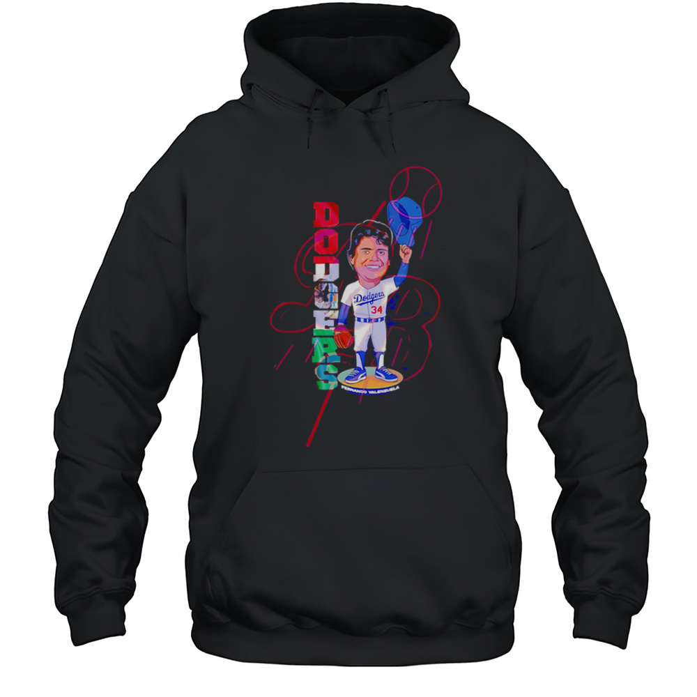 Fernando Valenzuela Los Angeles Dodgers Souvenirs Shirt Unisex Hoodie