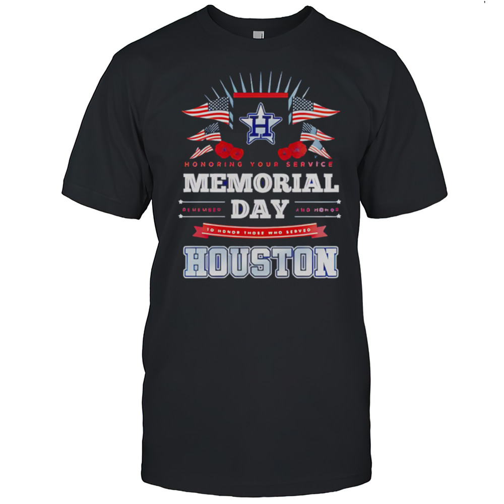 Houston Astros MLB X Memorial Day Baseball Shirt