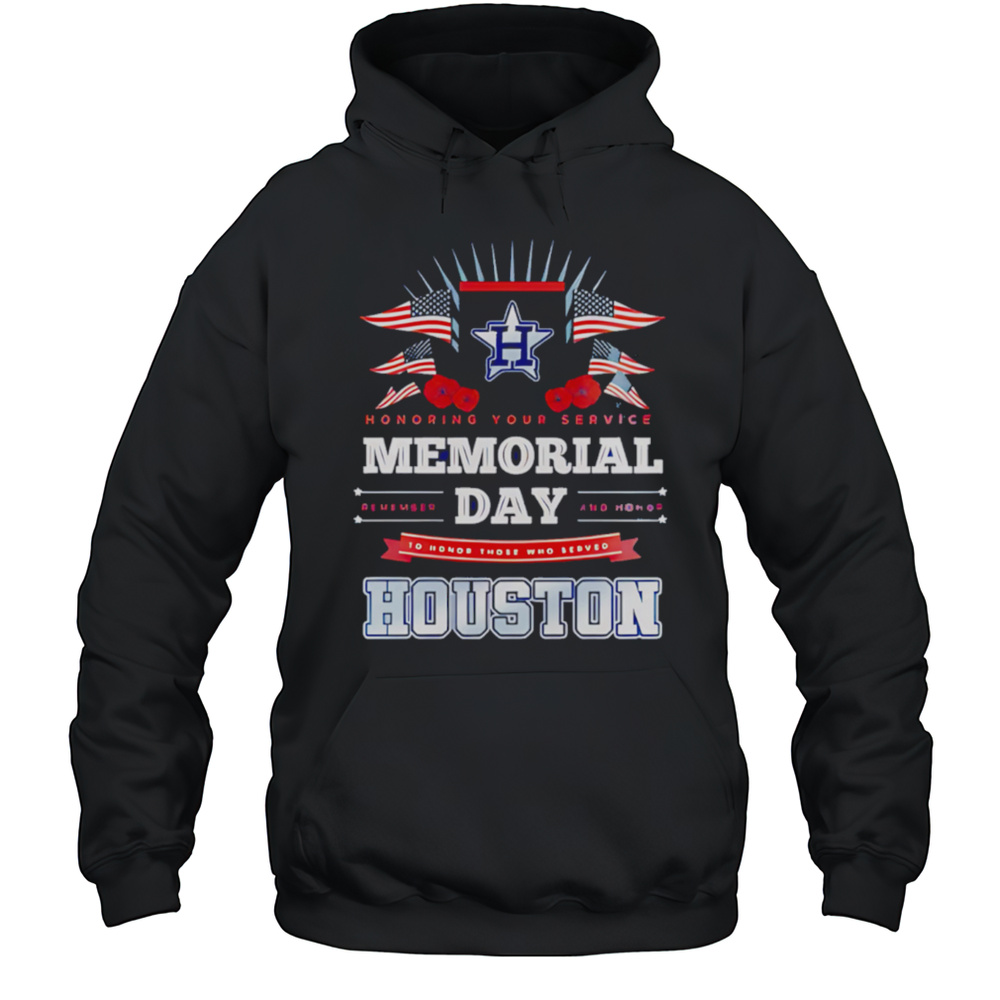 Houston Astros MLB X Memorial Day Baseball Shirt Unisex Hoodie
