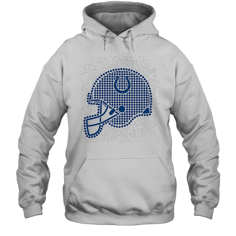 Indianapolis Colts Polka Dots Helmet Shirt Unisex Hoodie