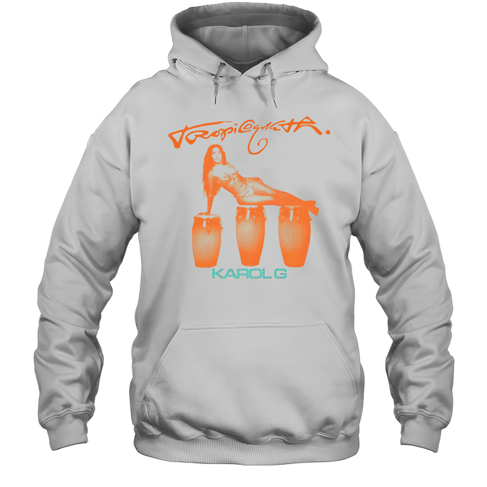Karol G Tropicoqueta Bongo Drums Shirt Unisex Hoodie