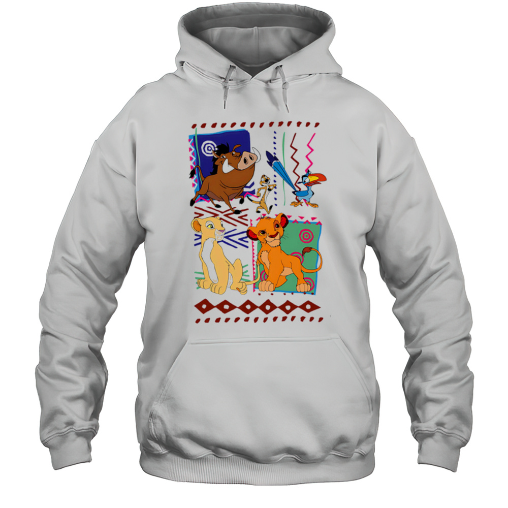 Lion And Friends Safari Cartoon Animal Shirt Unisex Hoodie