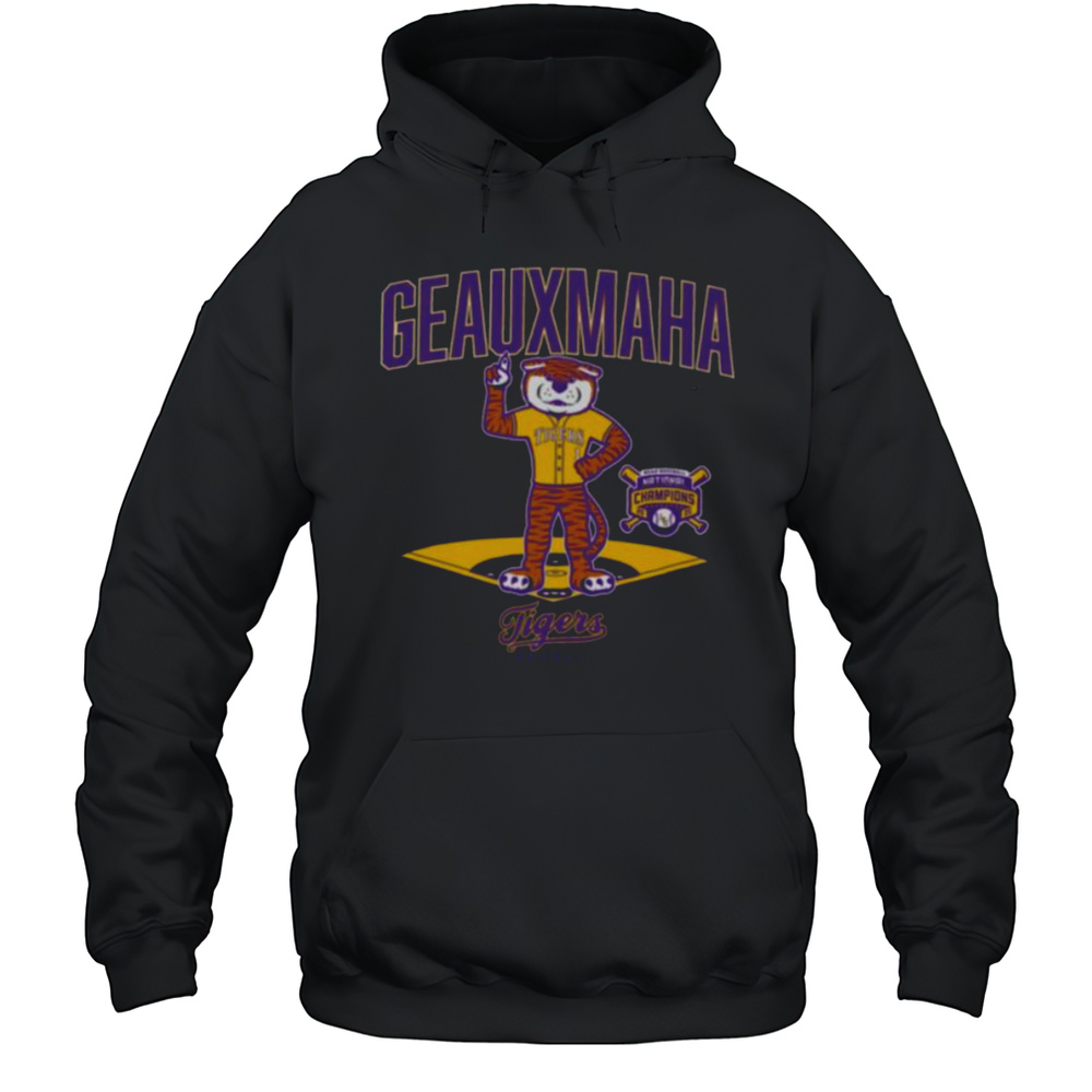 LSU Baseball_ 2025 National Champions Mascot Diamond T Shirt Unisex Hoodie