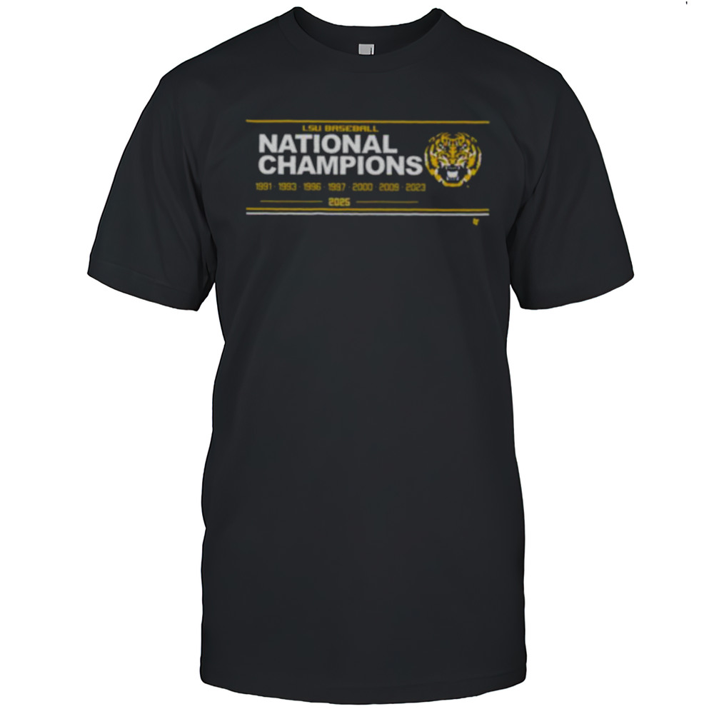 LSU Baseball_ 8x National Champions Sign Shirt