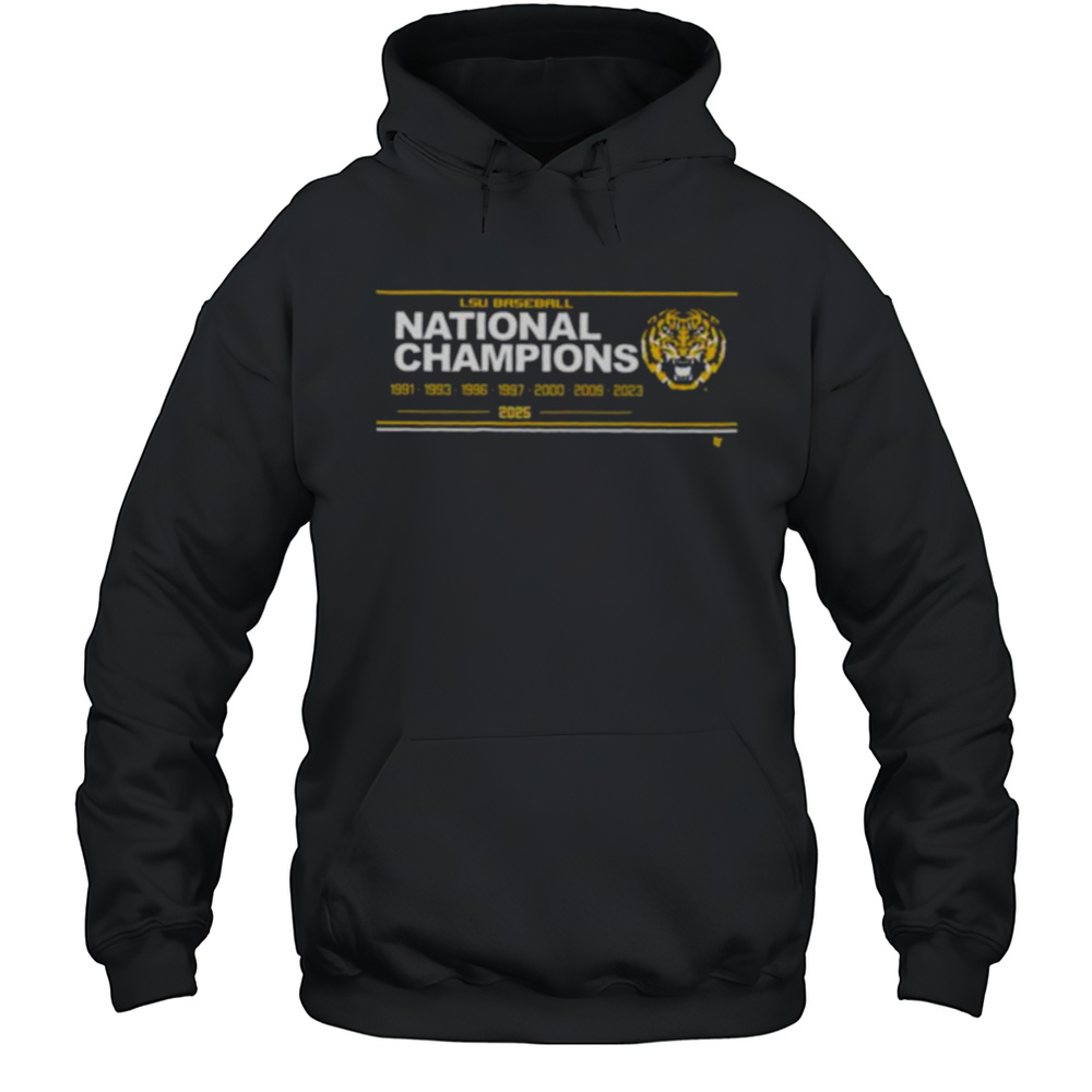 LSU Baseball_ 8x National Champions Sign Shirt Unisex Hoodie