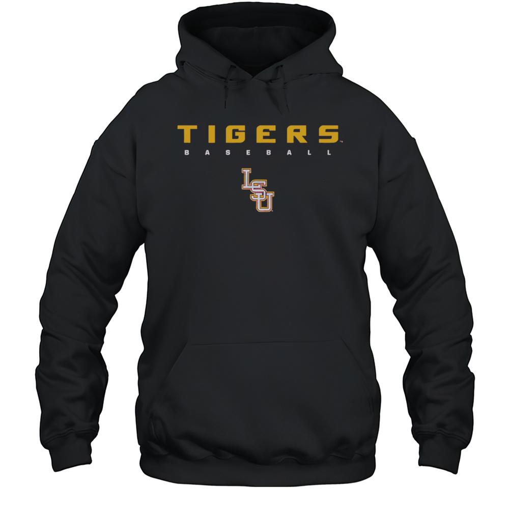 LSU Baseball Logo Stack 2025 Shirt Unisex Hoodie