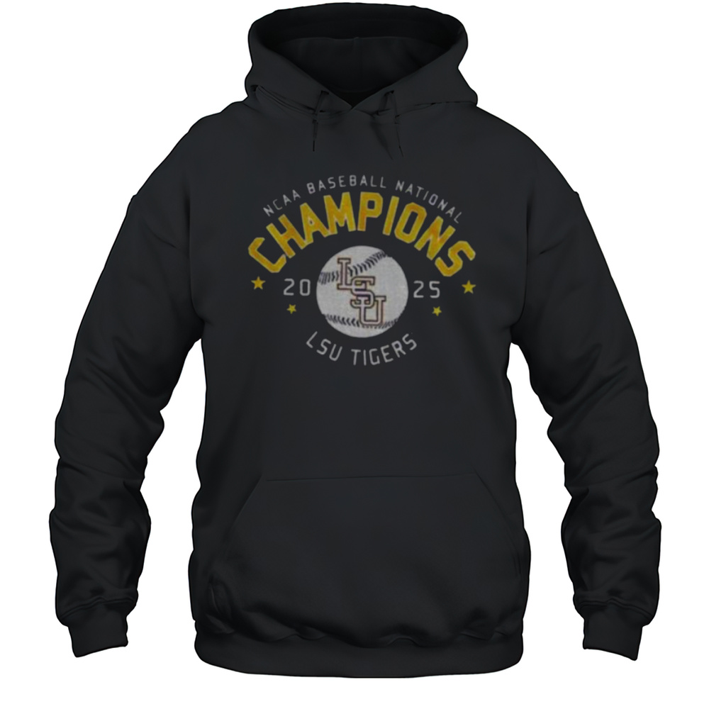 LSU Tigers The Victory 2025 MLB Baseball National Champions Shirt Unisex Hoodie
