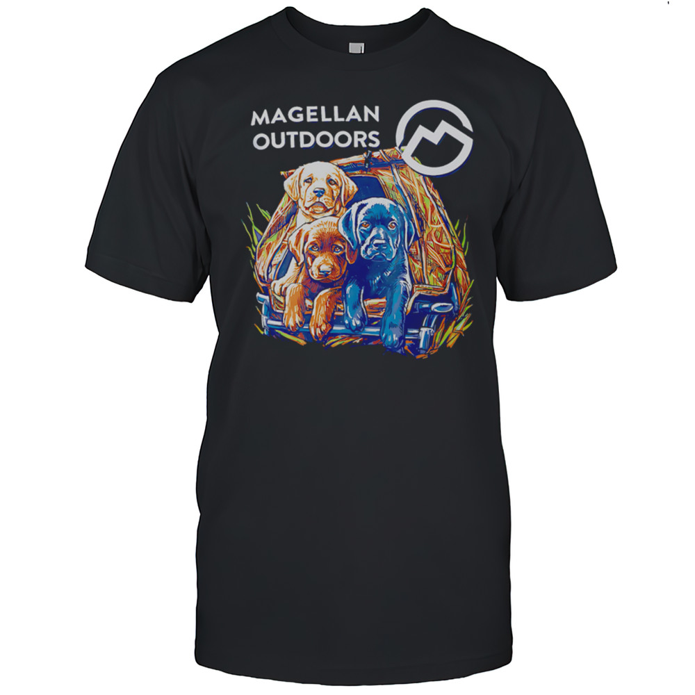 Magellan Outdoors Mens Puppy Blind Dogs Shirt